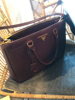 Prada Laptop Bag, Luxury, Bags & Wallets on Carousell