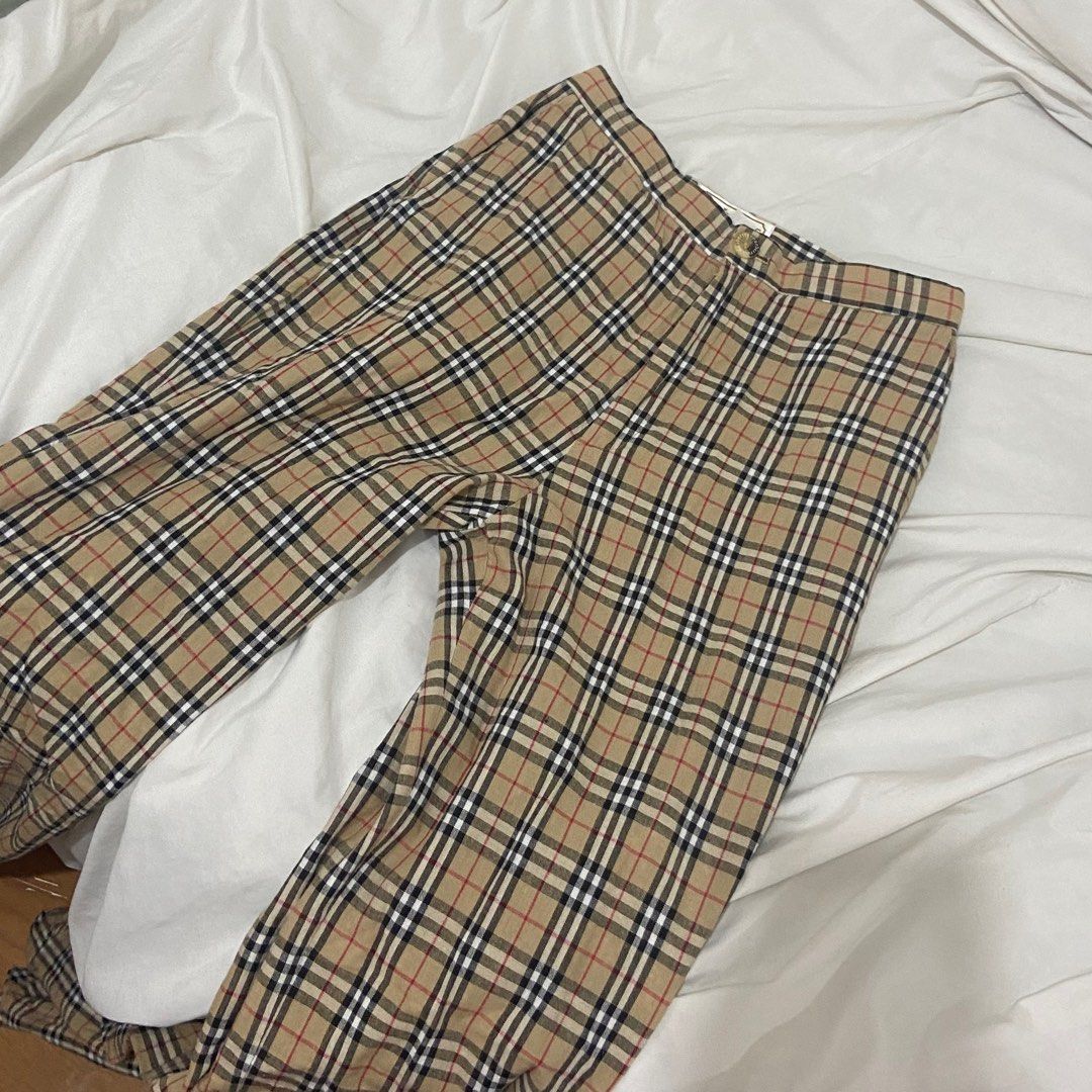 Burberry Brown Vintage Check Fleece Lounge Pants - ShopStyle