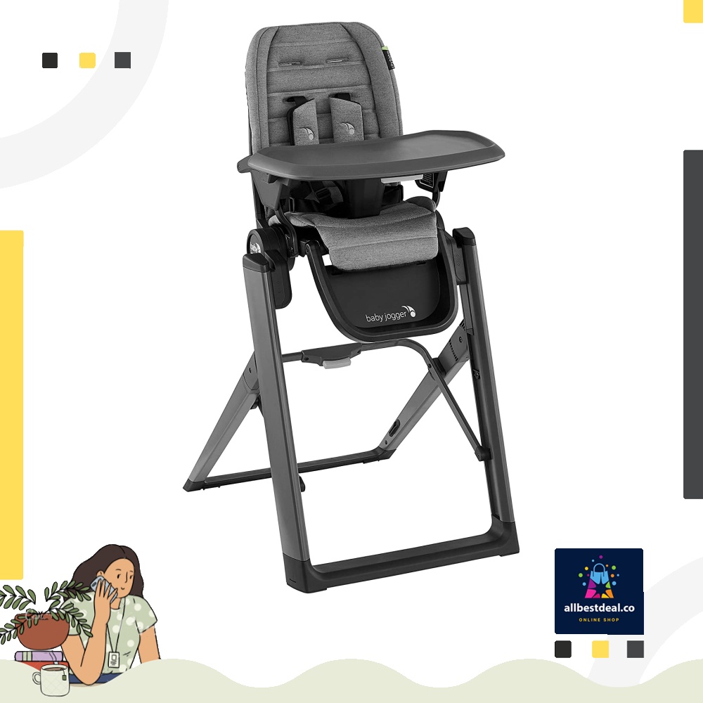 Baby Jogger City Bistro High Chair, Graphite, Babies Kids