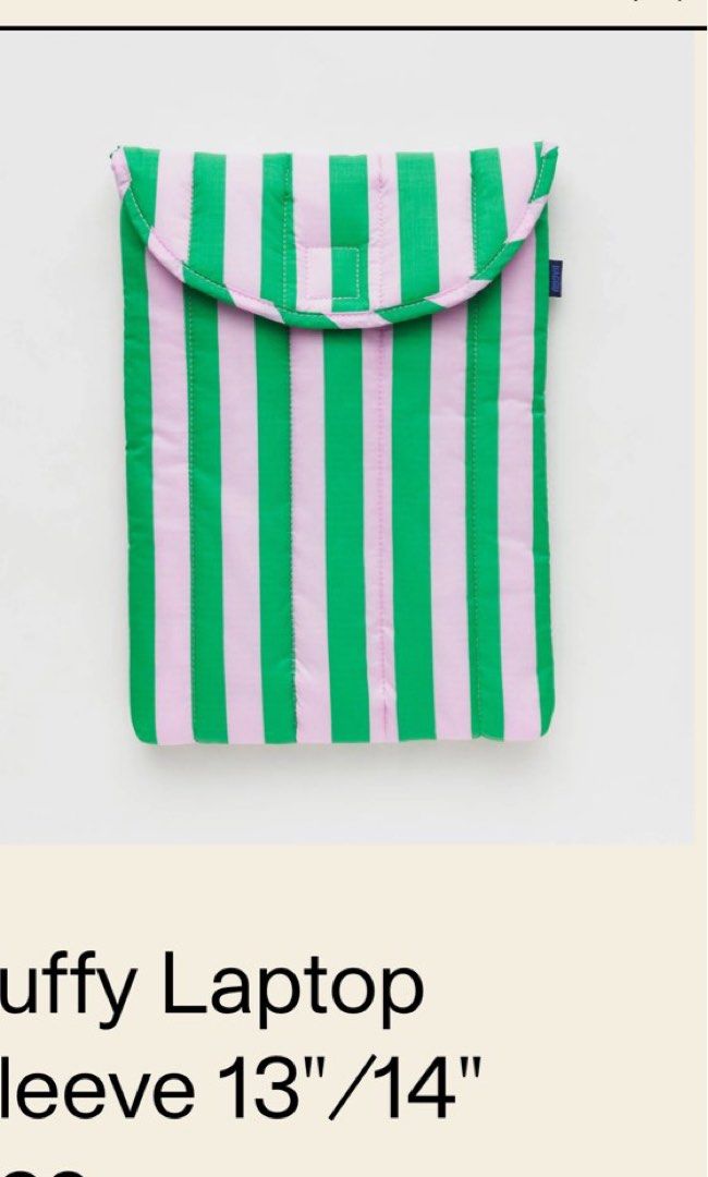 Baggu Puffy Laptop Sleeve 13"/14", Computers & Tech, Parts