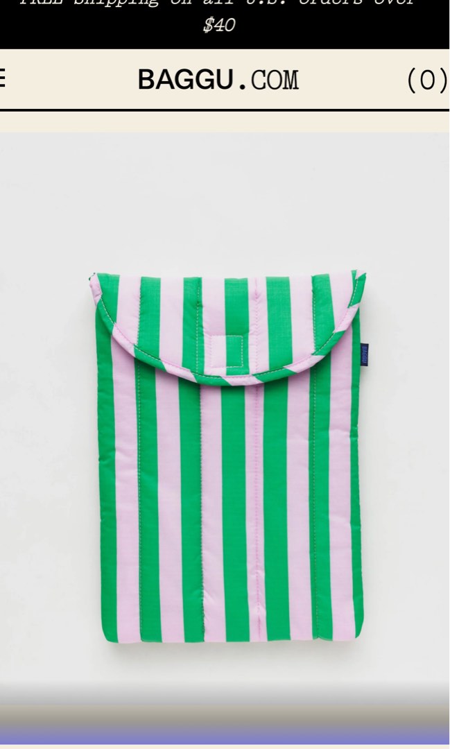 Baggu Puffy Laptop Sleeve 13"/14", Computers & Tech, Parts