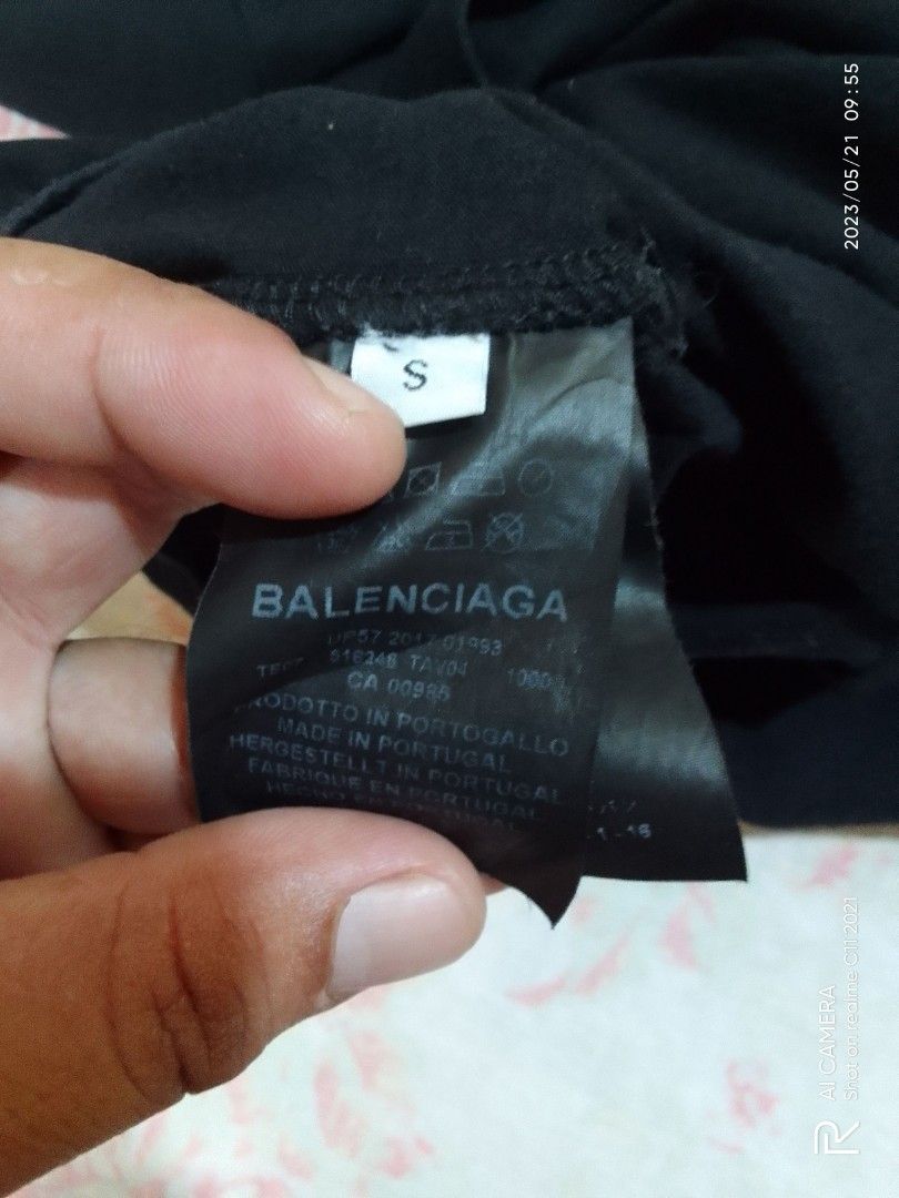 balenciaga new logo out tee