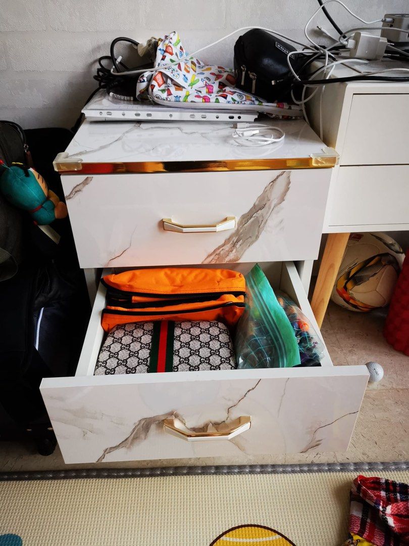 Bedside table x2, Furniture & Home Living, Furniture, Shelves,