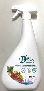 Blest Natural Fruit & Vegetable Wash 500mL Plant Based. No Harmful Chemicals