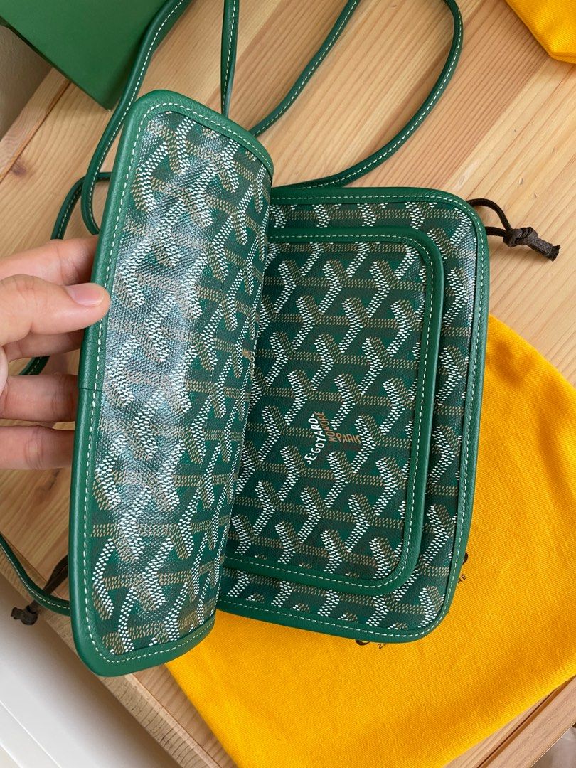 Goyard Plumet Pouch Green