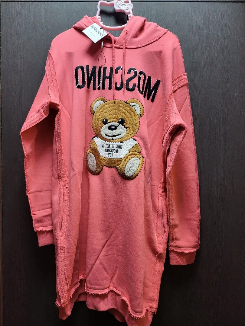 Moschino pink hoodie store