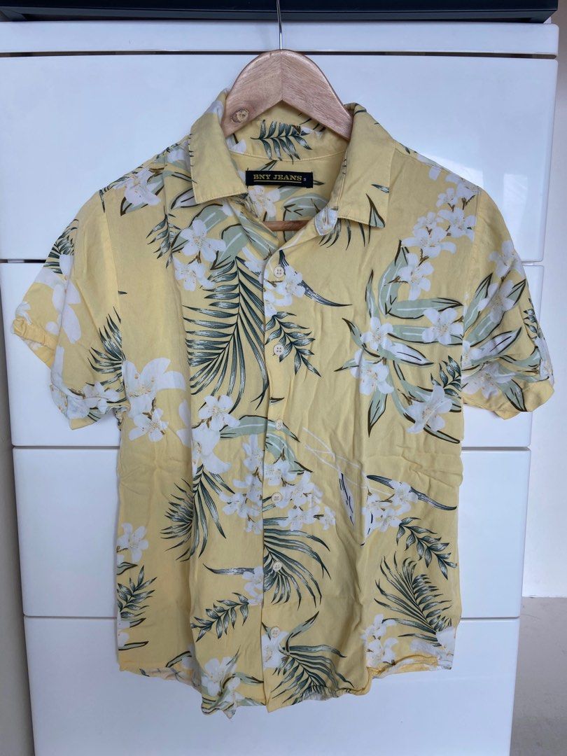 BNY Tropical Summer Cuban Polo Men s Fashion Tops Sets Tshirts Polo Shirts on Carousell