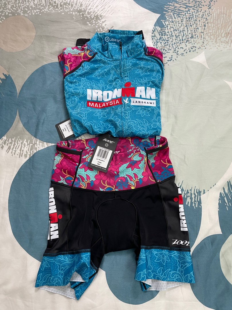 Tuta Triathlon Ironman Donna Nero/argento Taglia L