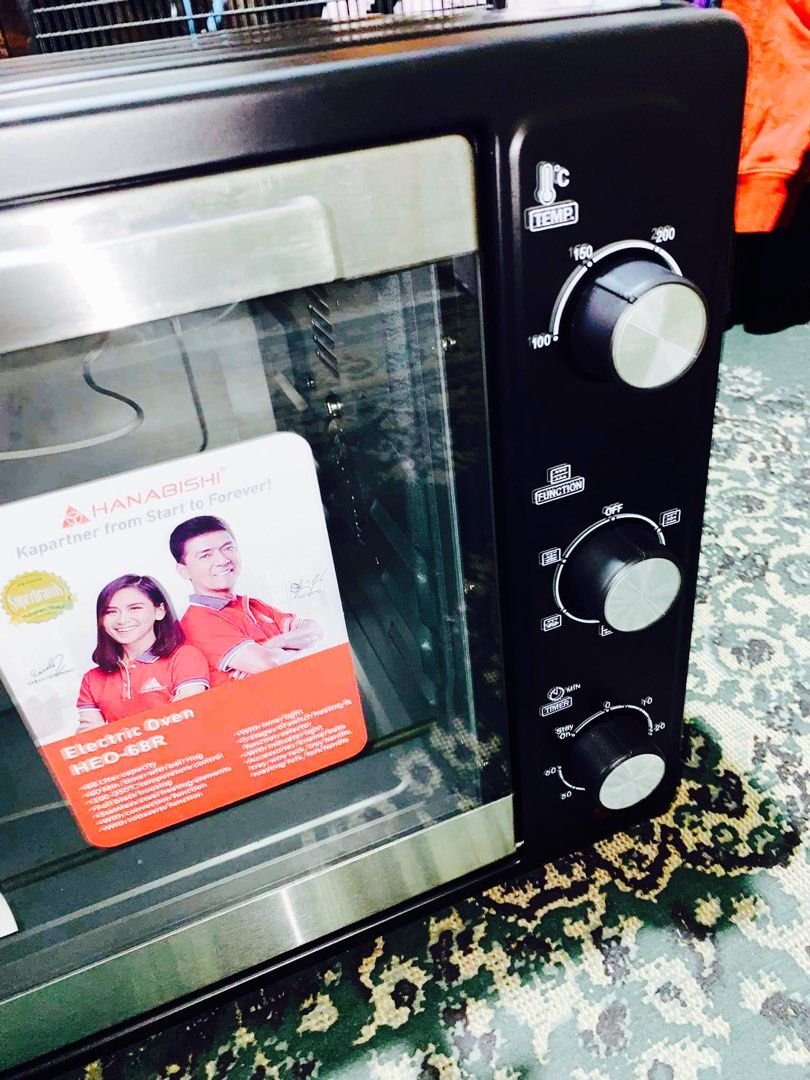 BRANDNEW HANABISHI ELECTRIC OVEN HEO68R 68L, Furniture & Home Living