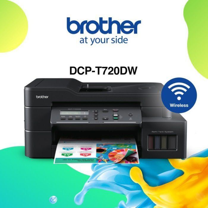 Brother colour scanner & printer dcp t720dw, Computers & Tech, Printers