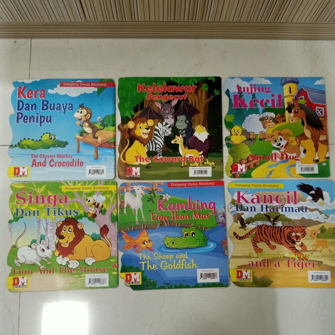 buku cerita anak bergambar/buku cerita anak bilingual/buku cerita anak