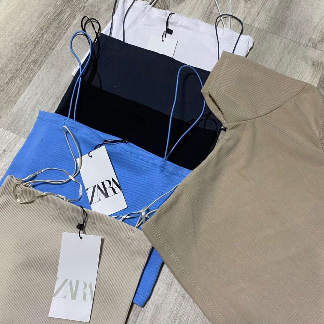 BUNDLE | XS Tops (Category: Others Tops) located in Antipolo. Submitted by acecapsuleph (Listing ID 1233815599, Image 2). Description: ▫️ iba-iba yung sizes nung sleeveless but ang liliit ng sizing kaya binundle ko na lang ▫️Magaganda tela nito kunin niyo na 💖💖.