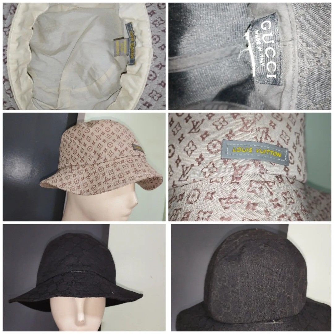 Louis Vuitton Leather Hat, Women's Fashion, Watches & Accessories, Hats &  Beanies on Carousell