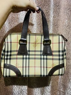 Burberry Haymarket Bowler Bag