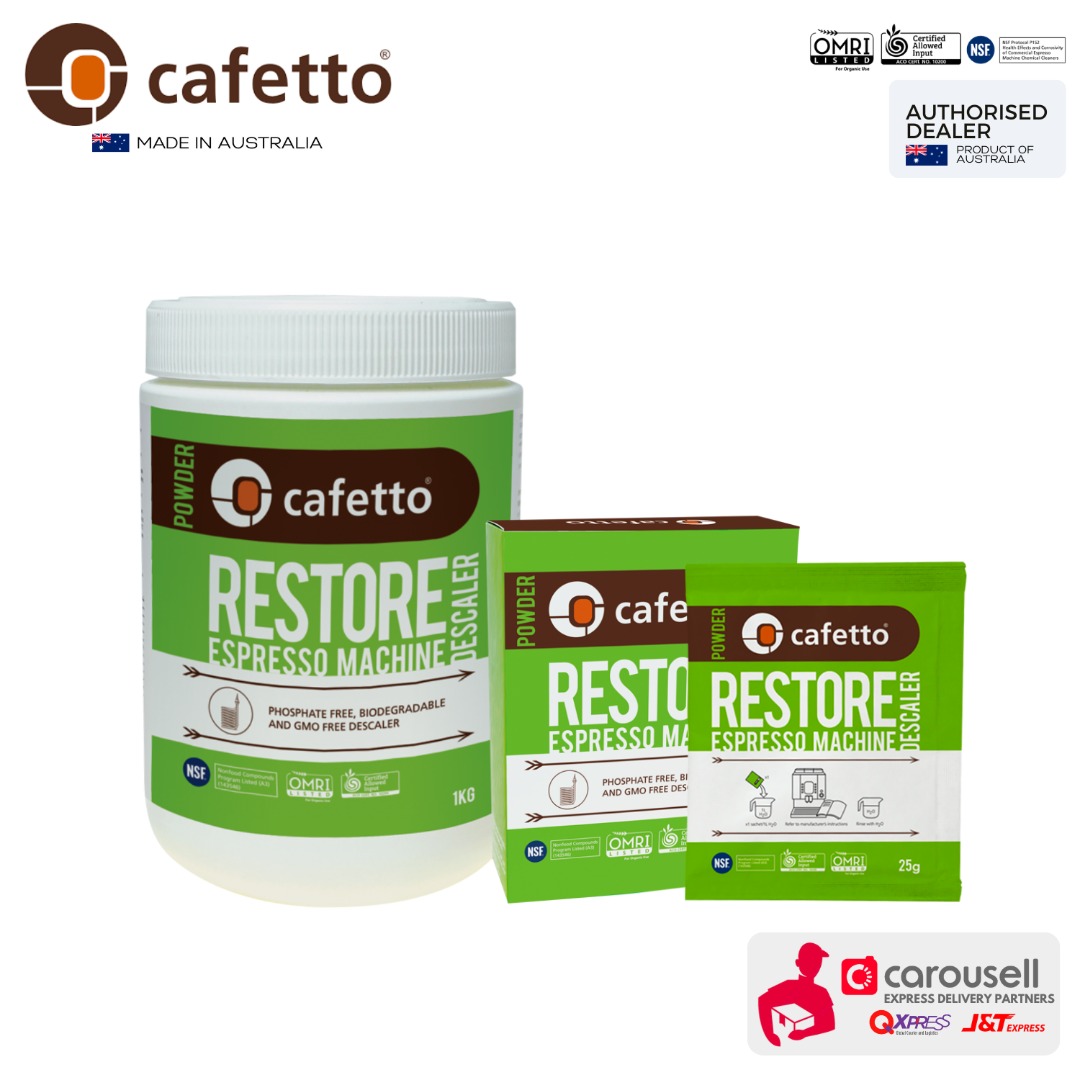 Cafetto Restore Descaler Organic & Biodegradable Espresso Machine
