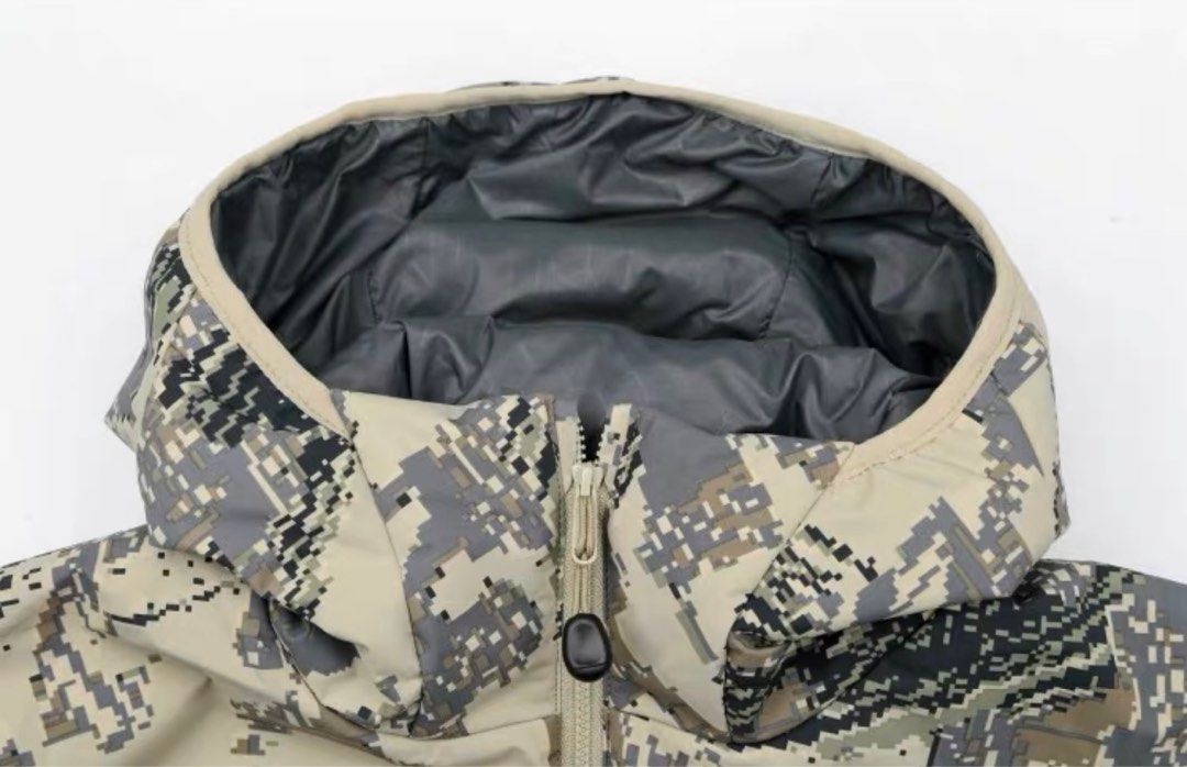 Down camouflage jacket on sale