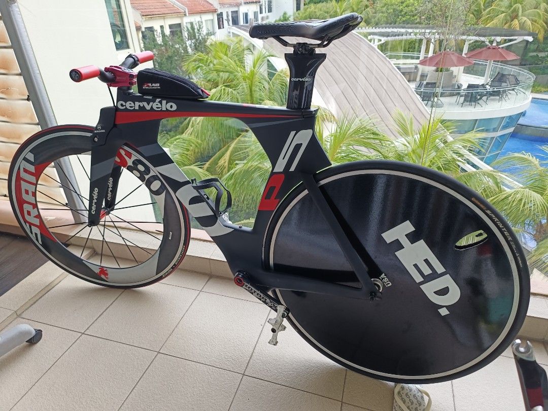 Carbon Cervelo P5 TT Frameset Rotor 3D Plus for sale