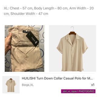 CASUAL POLO BEIGE FOR MEN