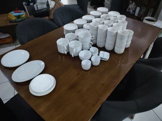 Catering Dining Set (Plates, saucers, forks, spoons, etc.)