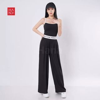 Celana hitam/ loose pants hana fashion