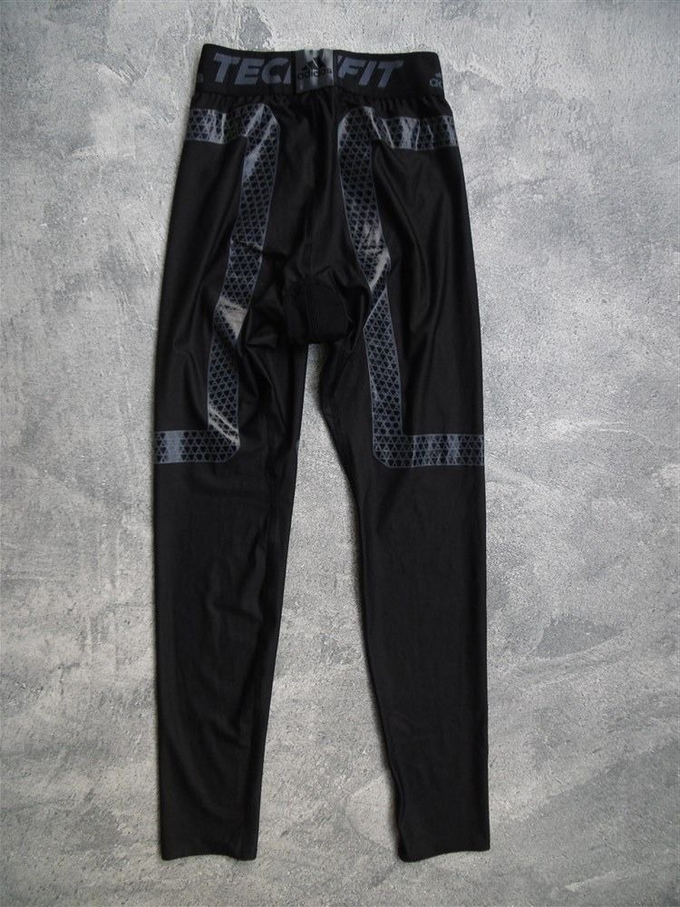 Celana Lari Gym Fitness ADIDAS Techfit Power Tights, Fesyen Pria, Pakaian ,  Bawahan di Carousell