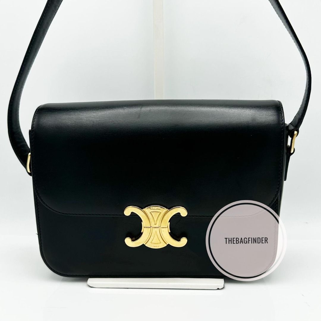 celine sling bag black, Luxury, Bags & Wallets on Carousell