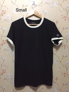 Champion Plain Black US Cotton Shirt