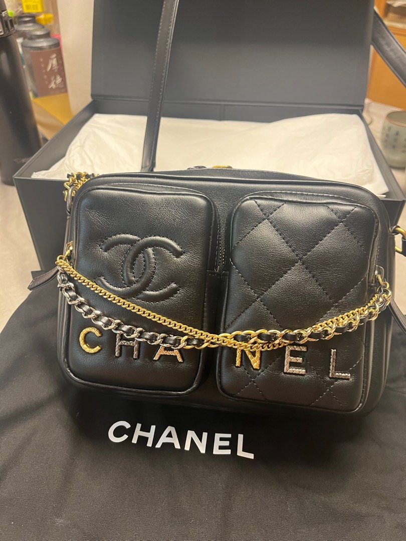 Chanel 2023 new Small Camera Case 新款相機包, 名牌, 手袋及銀包- Carousell