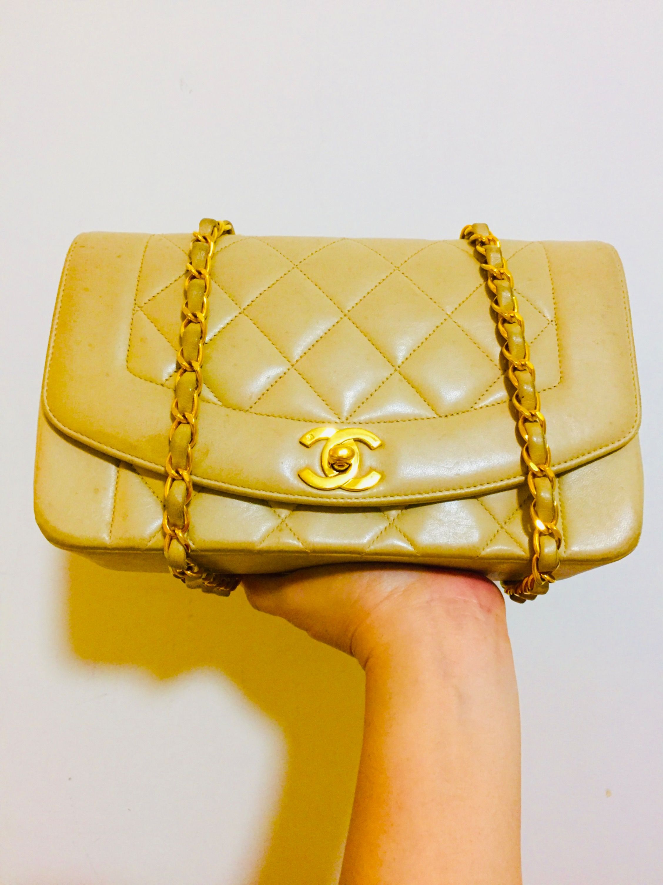 Vintage CHANEL Diana Bag, Luxury, Bags & Wallets on Carousell