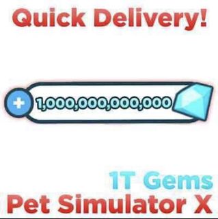 💎 Roblox - 1 Trillion Gems Pet Simulator X ( PSX ), CHEAPEST & SAFEST 💎