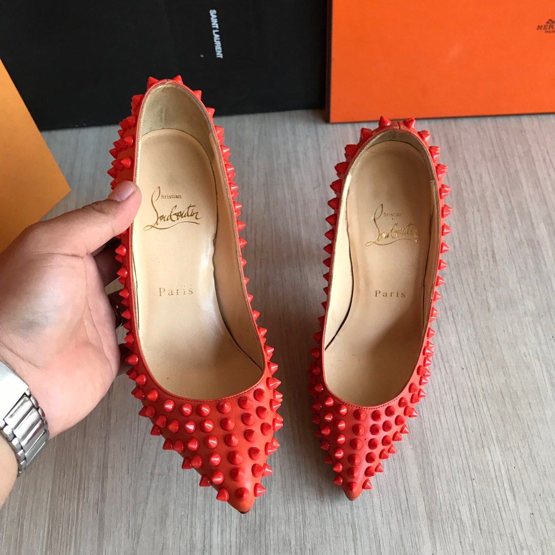 Christian Louboutin Heels Studs, Women'S Fashion, Footwear, Heels On  Carousell