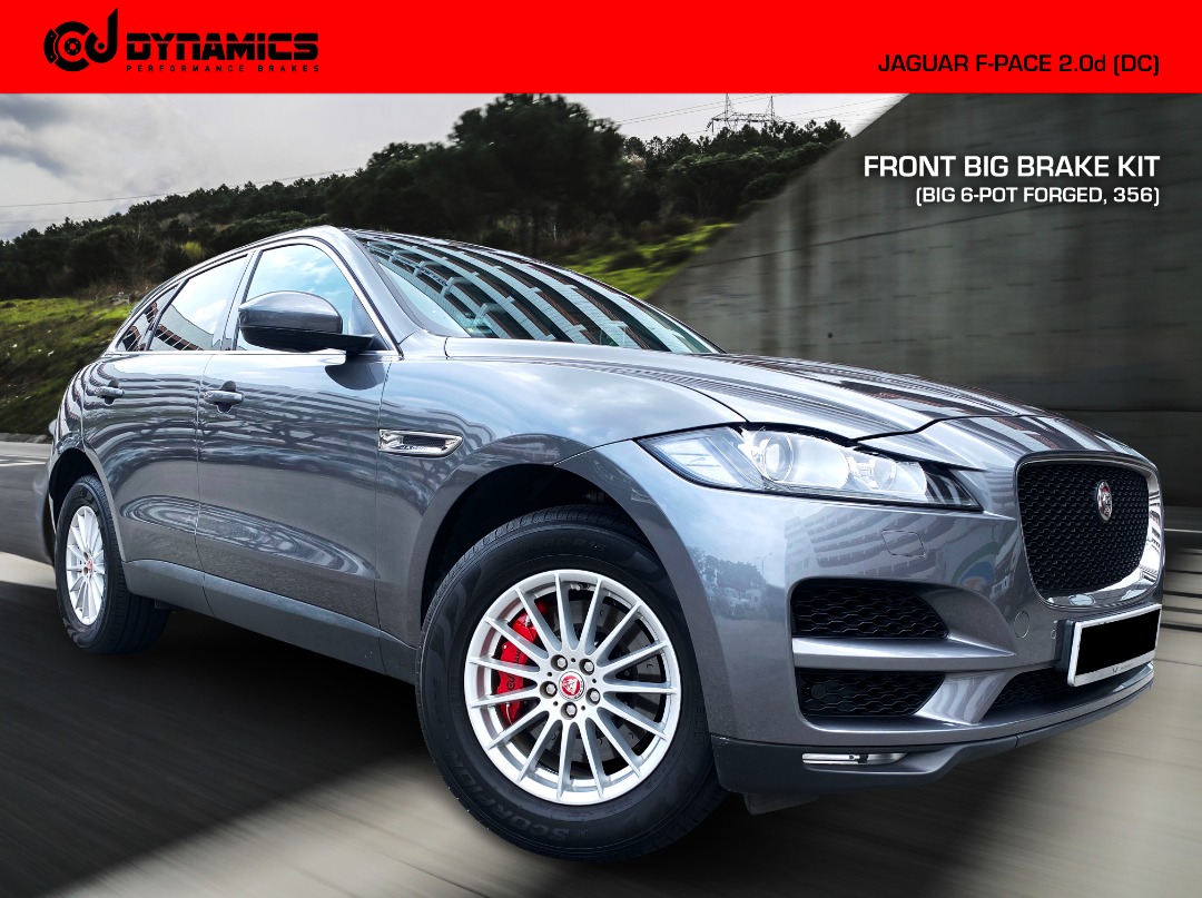 CJ DYNAMICS FRONT BIG BRAKE KIT (BIG 6POT 356) ON JAGUAR F