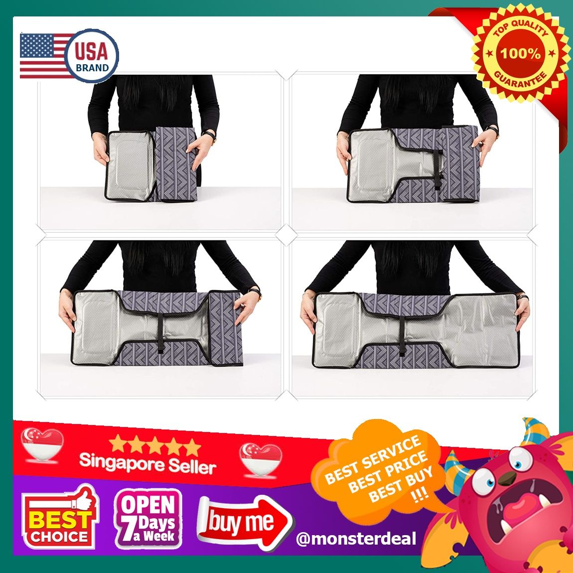 Crystal baby smile portable changing pad outlet