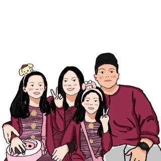 Customised Digital Photos Cartoon Digital Illustration Potrait Drawing Birthday Couple Gift Pet Dog Cat Customized Present Bf Gf Wedding Decor Art Printing Photo Valentine’s Day Digital Drawing Farewell