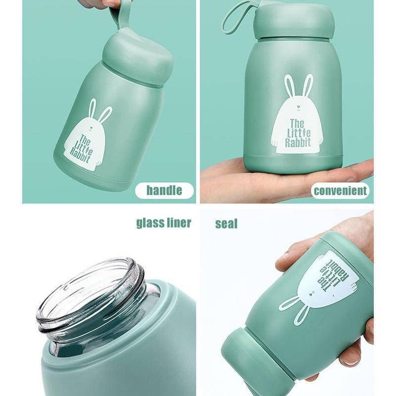 Glass Tumbler With Lid And Straw, Cartoon Bunny Dog Girl Water Bottle, Cute  Kawaii Water Cups, Summer Winter Drinkware, Travel Accessories - Temu  United Arab Emirates