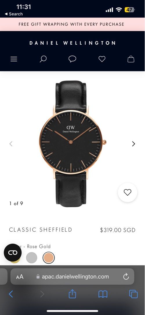 Daniel wellington sheffield new arrivals