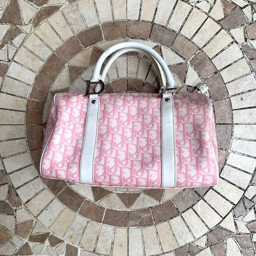 Christian Dior Boston Speedy Bag in Pink Diorissimo – Tas Dior Jakarta