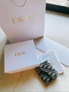 Dior saddle wallet
