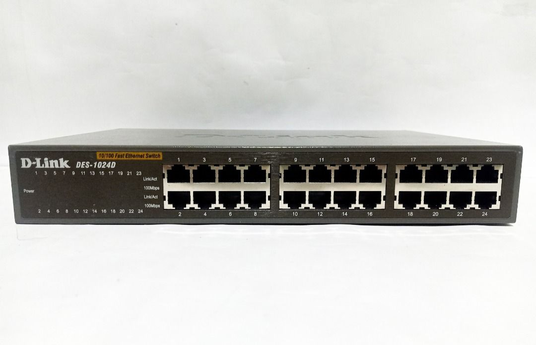 Dlink DGS 1024D switch (Metal Case) on Carousell