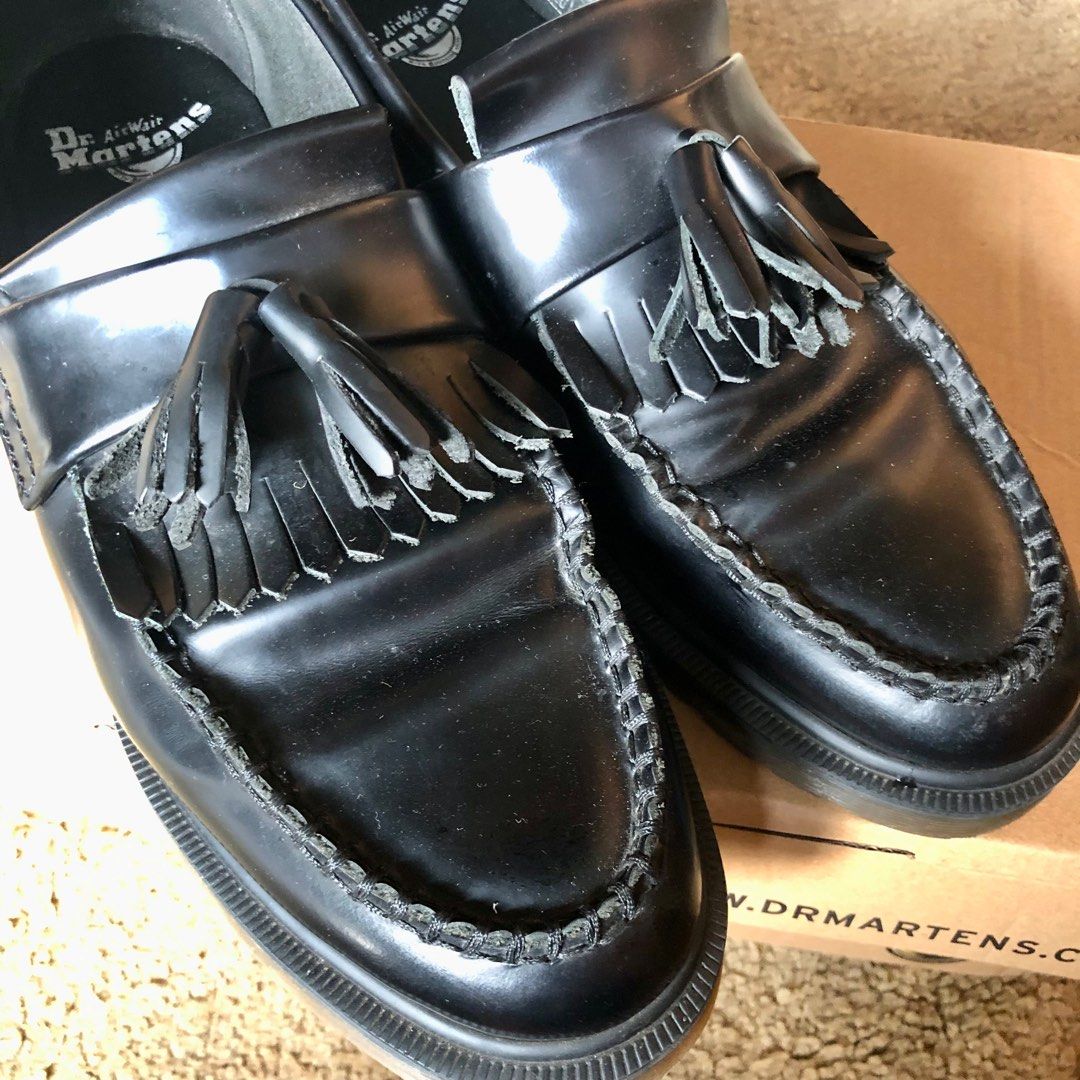 Docmart Adrian Tassel Loafers Black Smooth Leather Original on Carousell