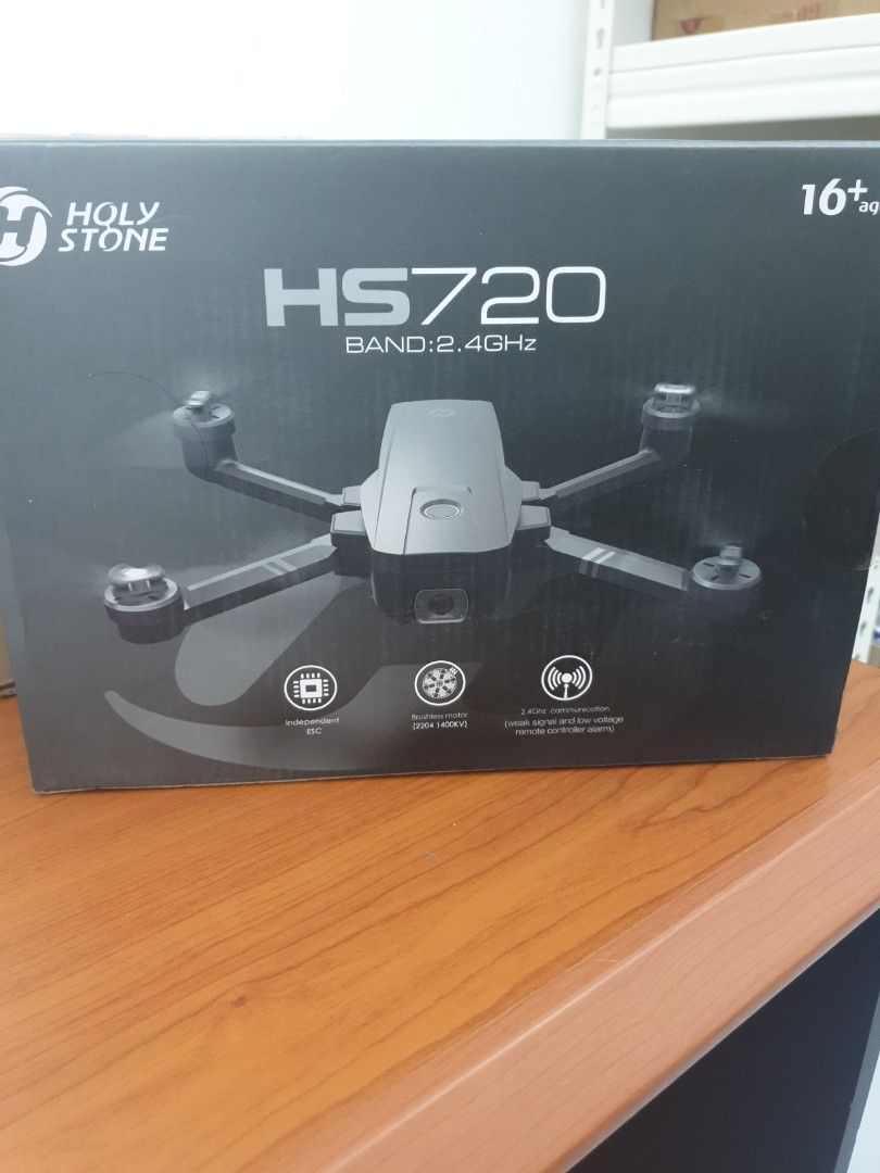 Drone HolyStone HS720, Photography, Drones on Carousell