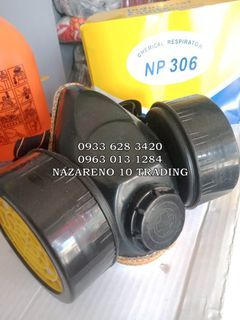 Dual Filter Gas Chemical Anti-Dust Paint Industrial Respirator Mask.