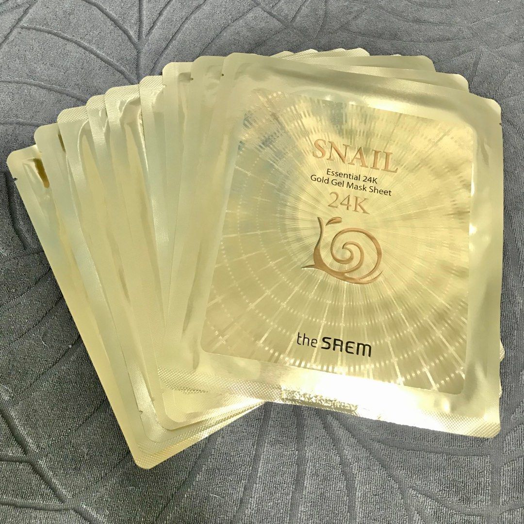SNAIL Essential 24k gold gel 80枚セット-