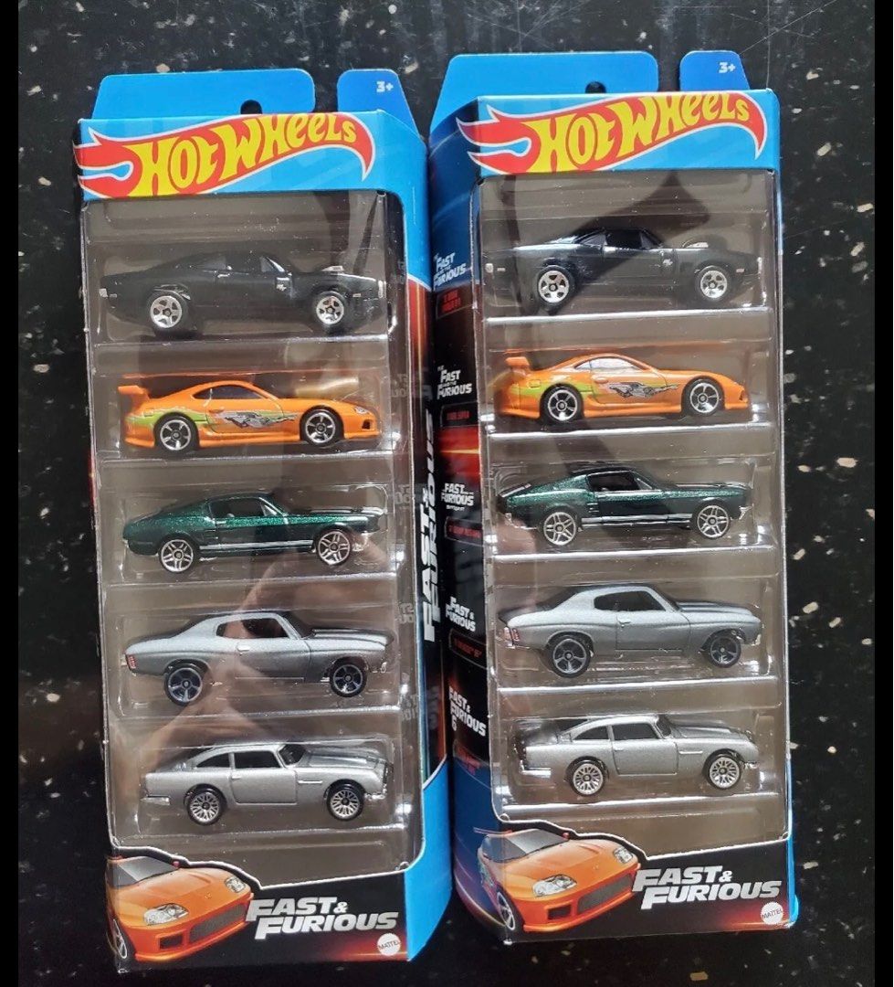 Fast and Furious Hot wheels (5 Packs Cars), Hobbies & Toys, Toys ...