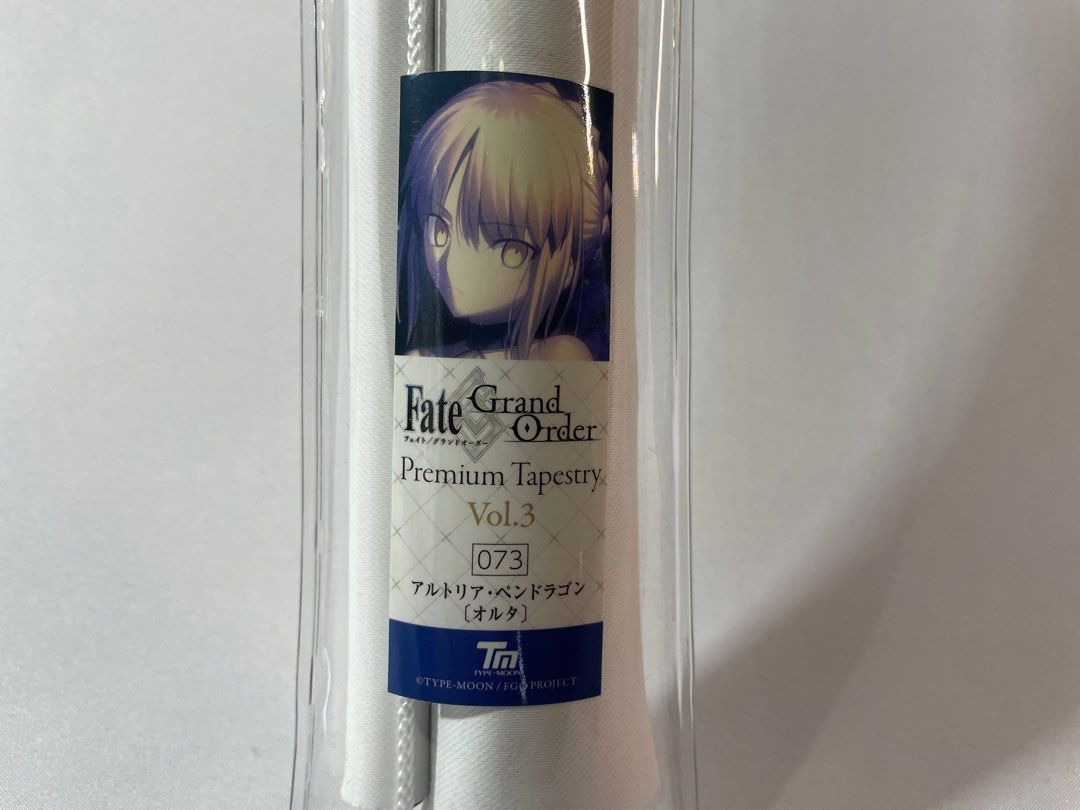 Fate Grand Order Wall Scroll Saber Alter (Category: J-Wave Merchandise) located in Manila. Submitted by watchgoodhobbies (Listing ID 1233810993, Image 2). Description: Fate Grand Order Wall Scroll Saber Alter 4th Ascension ver. Type-moon Official Merchandise .