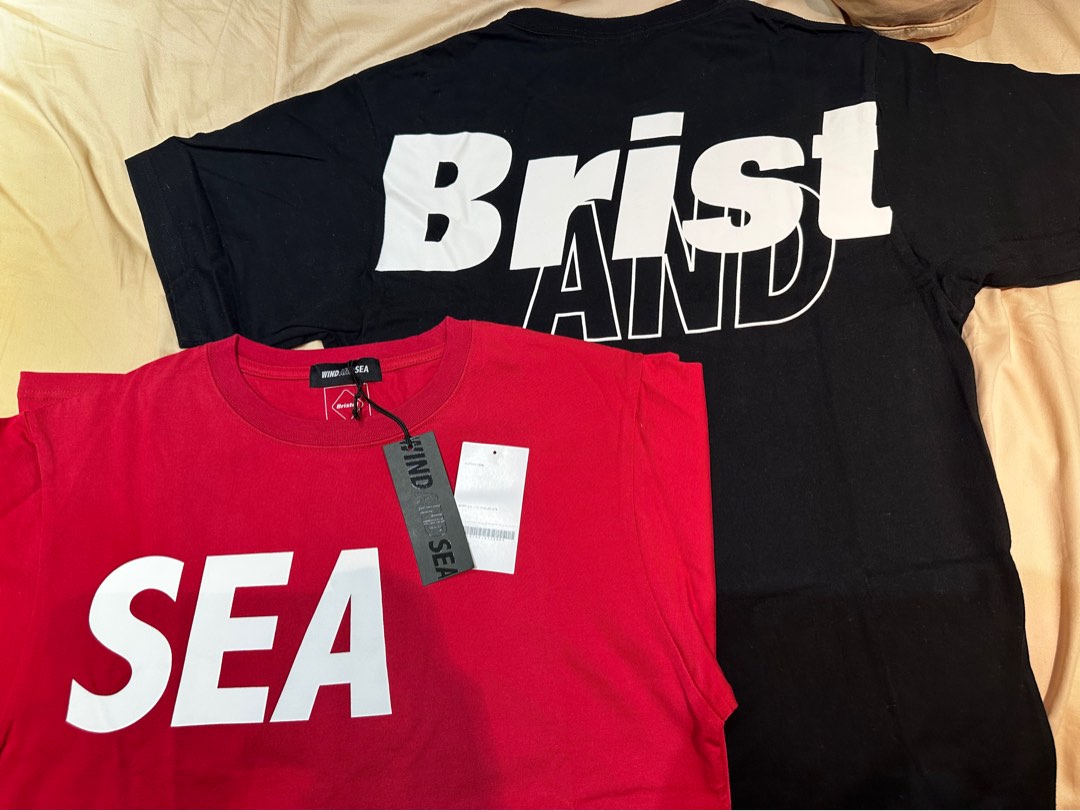 F.C.R.B x Wind and Sea Supporter tee, 名牌, 服裝- Carousell