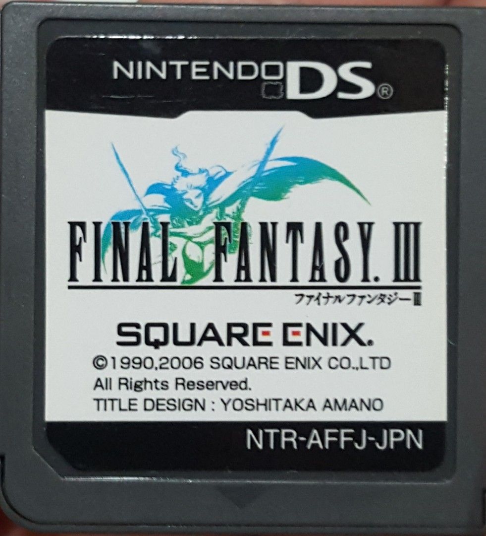 Final Fantasy 3 DS Japanese version, Video Gaming, Video Games ...