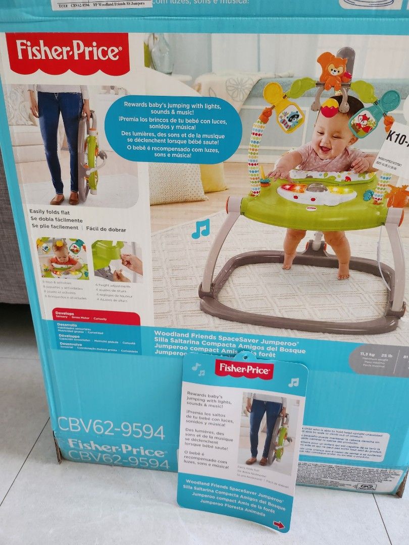 Fisher Price Woodland Friends SpaceSaver Jumperoo Babies Kids