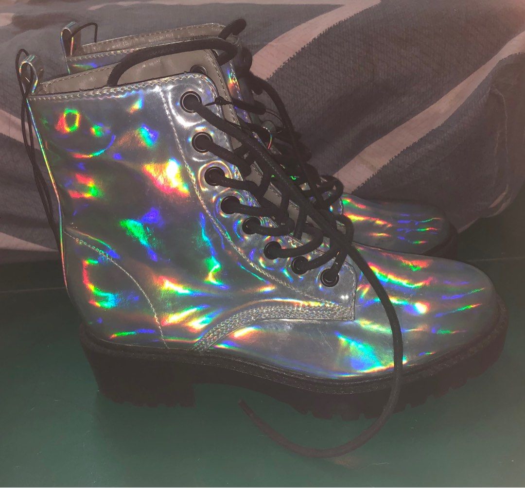 Forever 21 Holographic Boots