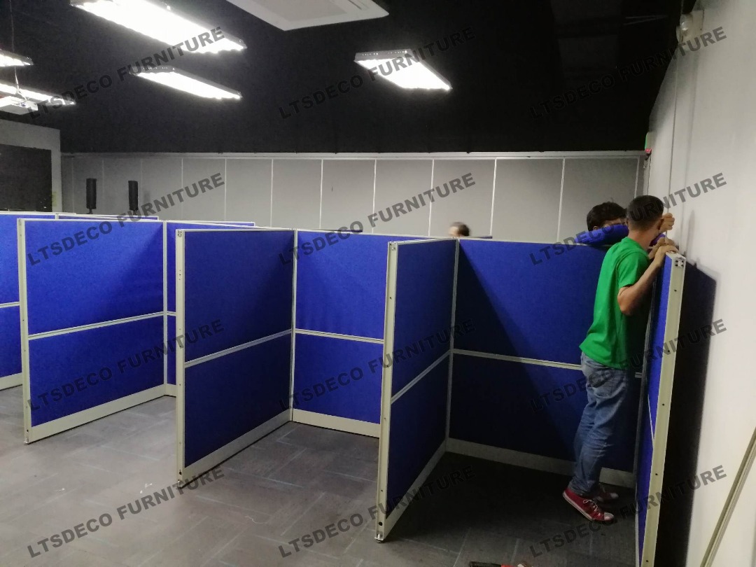 FULL FABRIC WALL PANEL OFFICE PARTITION on Carousell